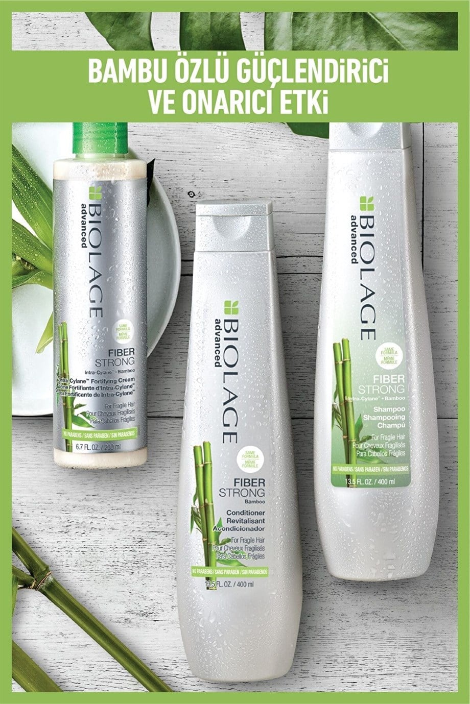 Biolage - Biolage Fiberstrong Yıpranmış Kolay Kırılan Saçlar Için Güçlendirici Saç Bakım Kremi 200 Ml