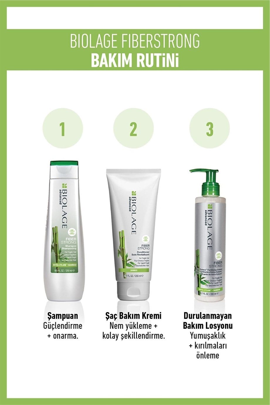Biolage - Biolage Fiberstrong Yıpranmış Kolay Kırılan Saçlar Için Güçlendirici Saç Bakım Kremi 200 Ml