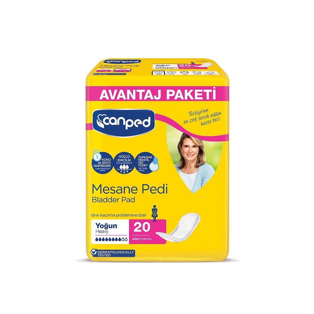 Canped - Canped Mesane Pedi Yoğun L Beden 20'li Paket