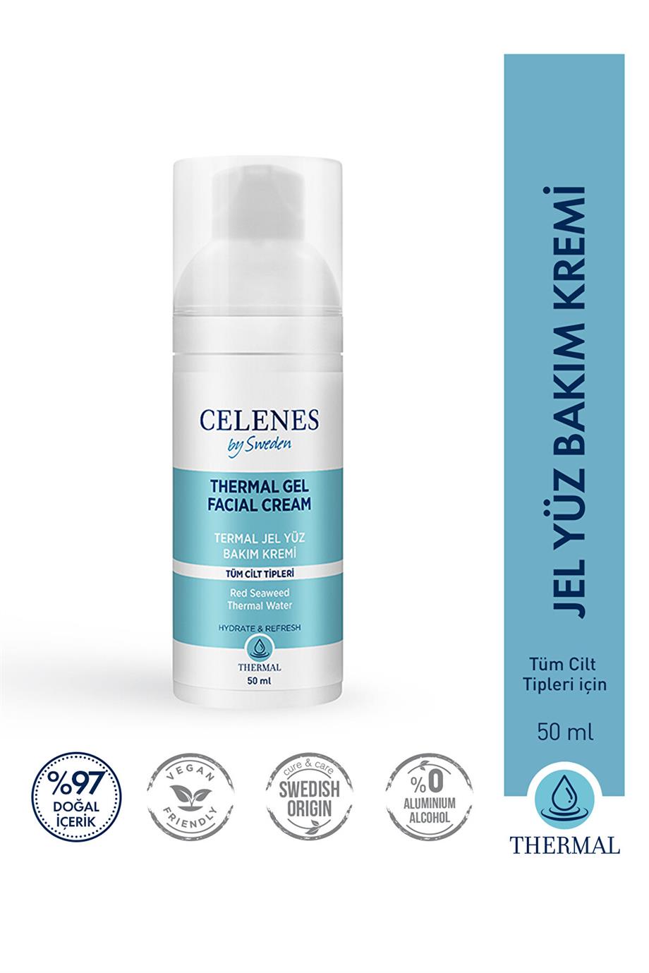 Celenes By Sweden - CELENES GÜNLÜK BAKIM JEL KREM 50 ML