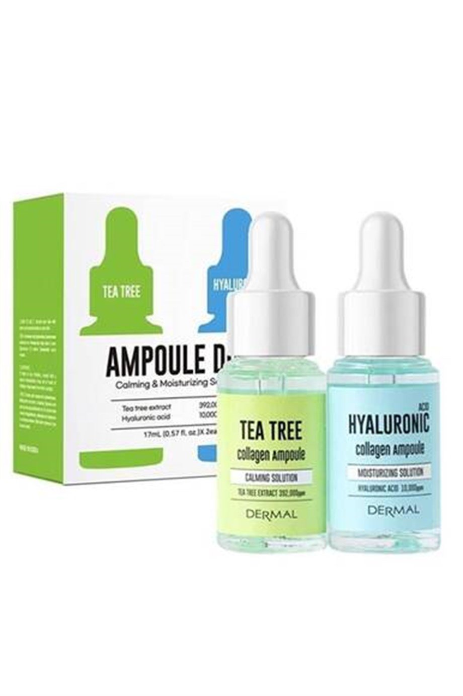 Dermal 2'li Ampul Set [Tea Tree & Hyaluronic Acid]