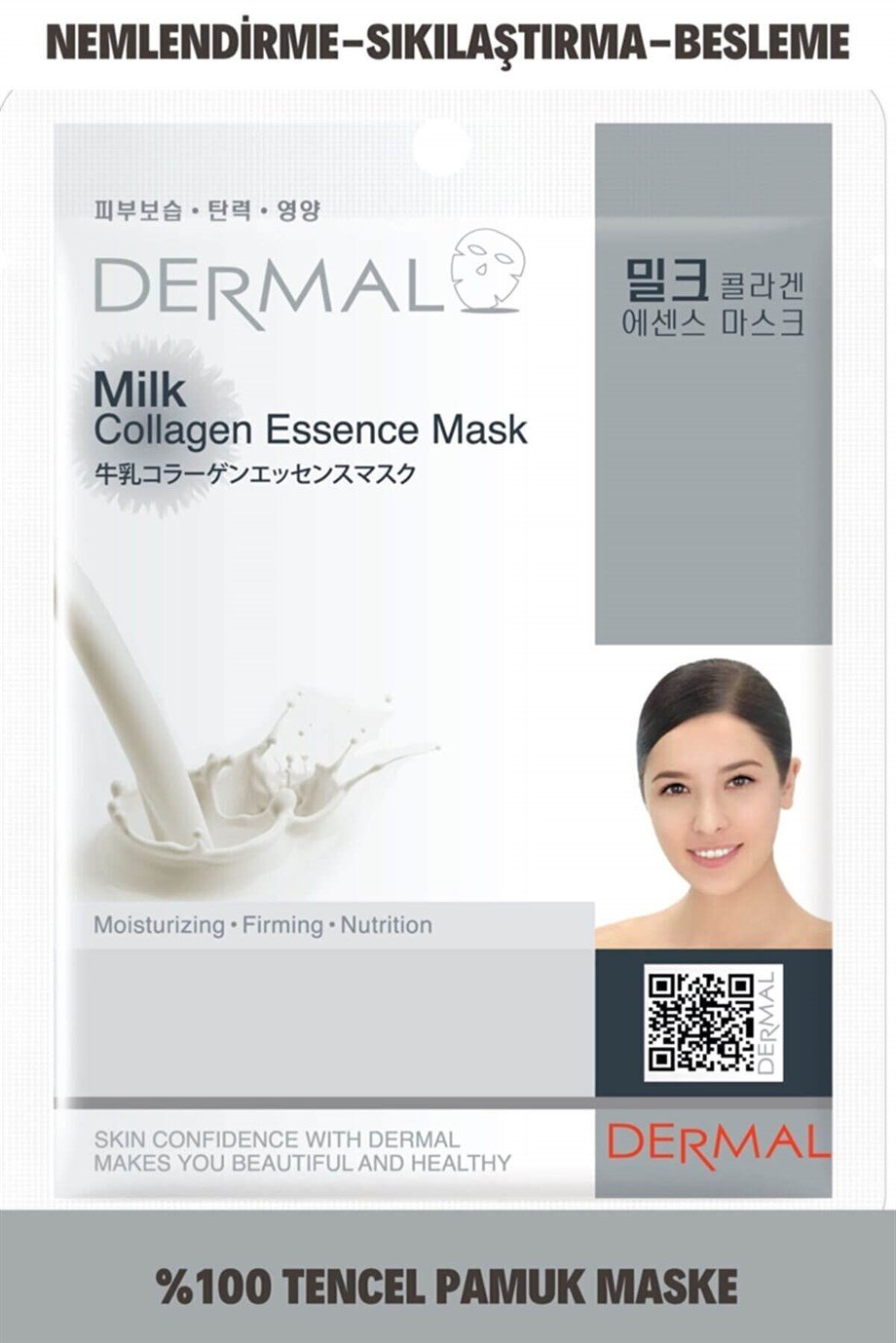 Dermal Süt Kolajen Özlü Maske 23 Gr