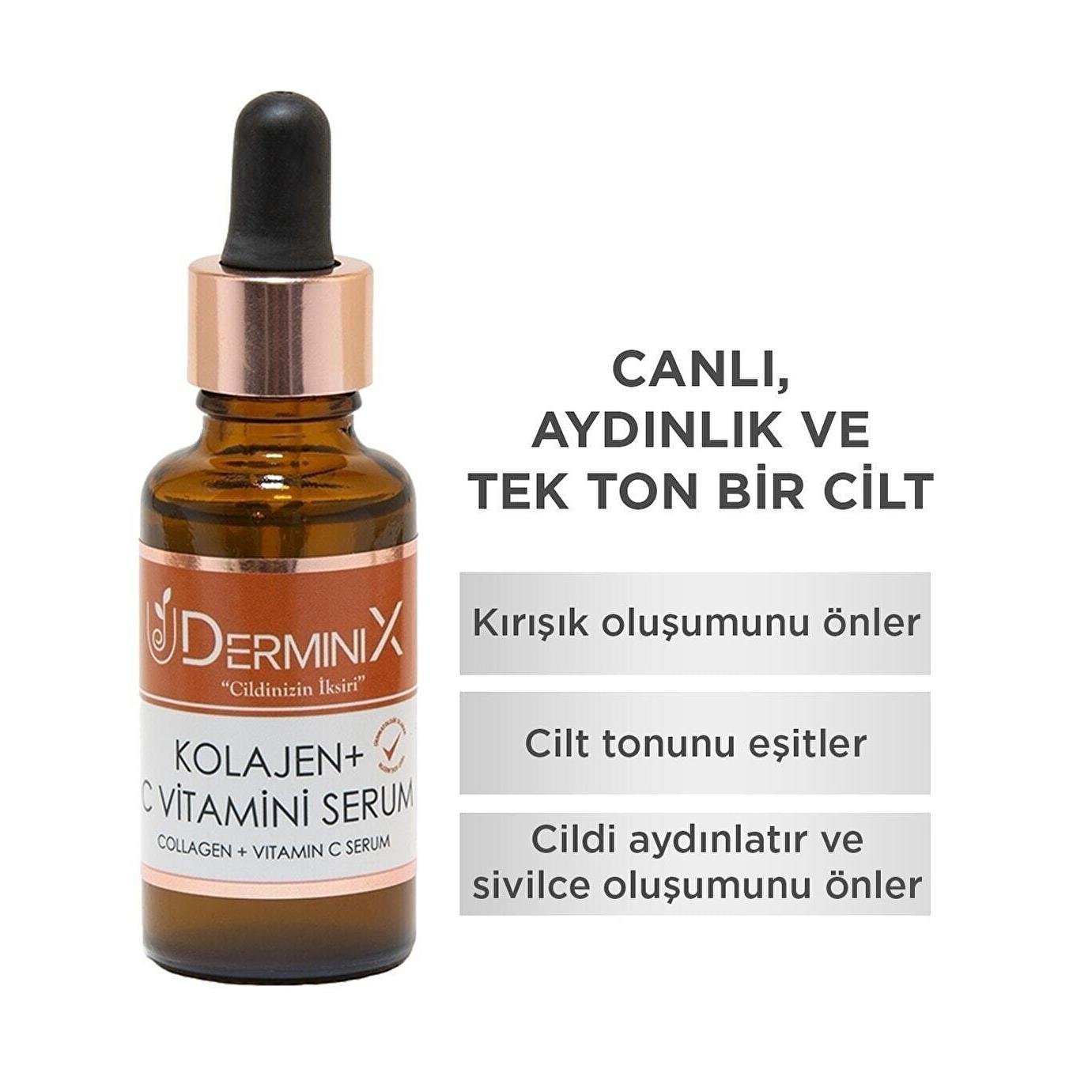 Derminix - DERMİNİX KOLAJEN+C VİTAMİN SERUM
