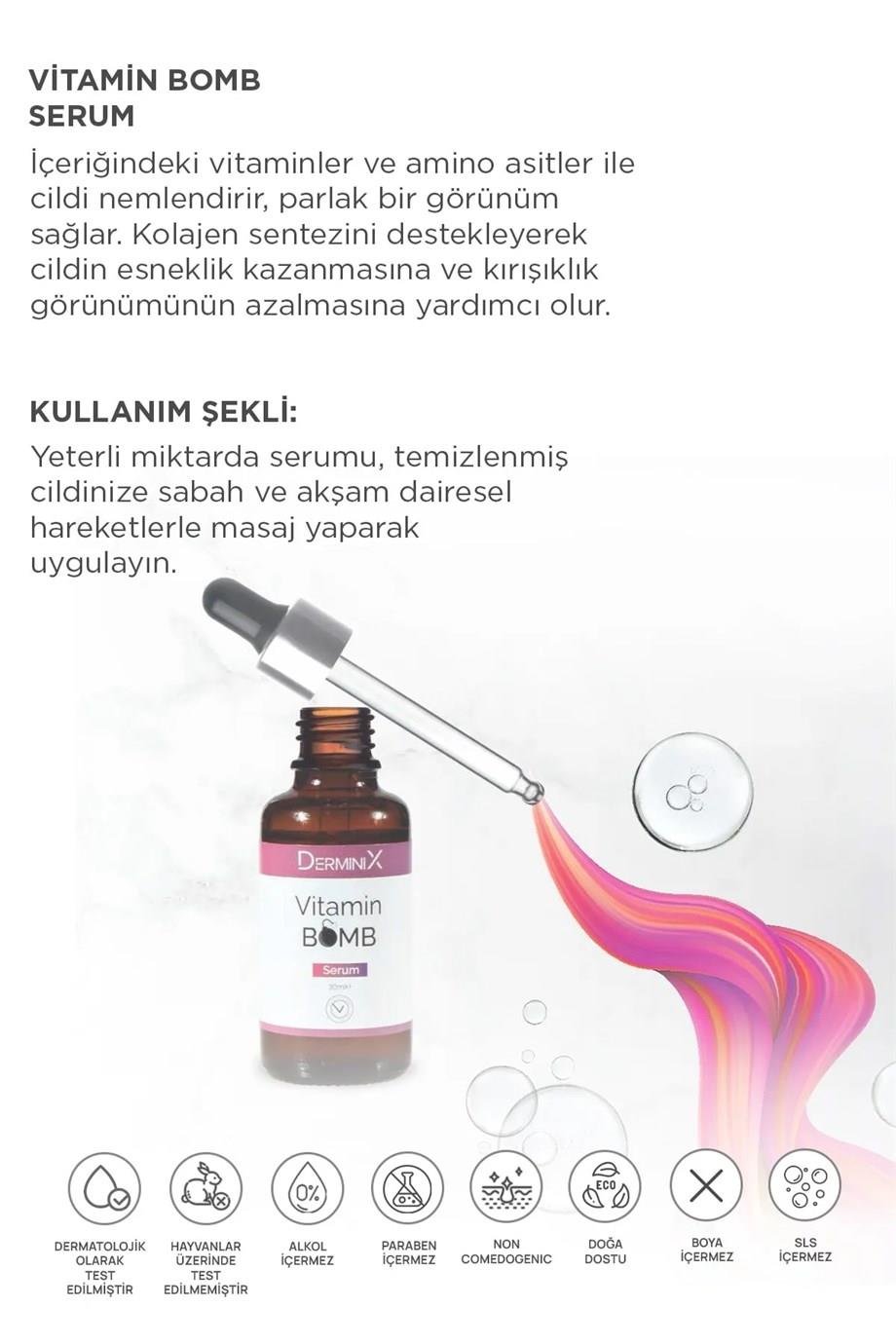 Derminix - DERMİNİX VİTAMİN BOMB SERUM