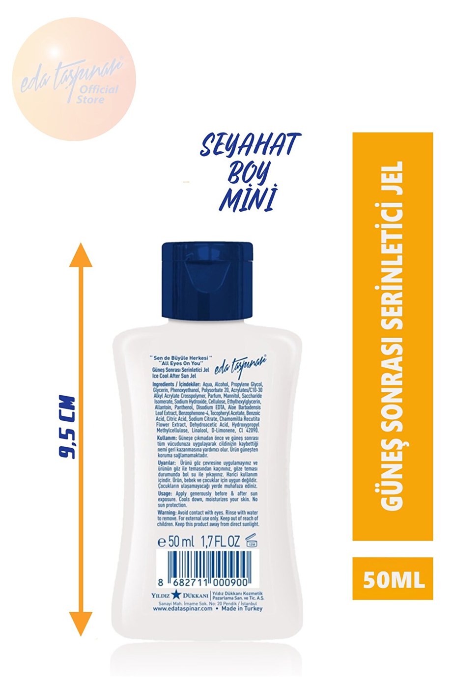 Eda Taşpınar - EDA TAŞPINAR 50ML GÜNEŞ SONRASI SERİNLETİCİ JEL