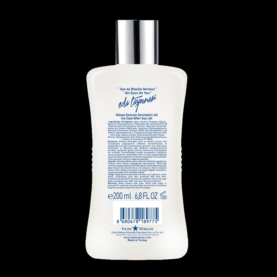 Eda Taşpınar Güneş Sonrası Serinletici Jel 200 Ml