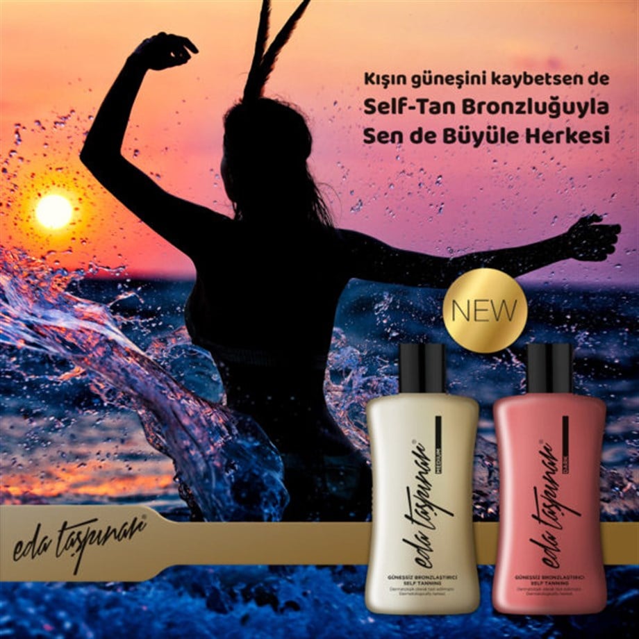 Eda Taşpınar Güneşsiz Bronzluk Self Tanning Dark