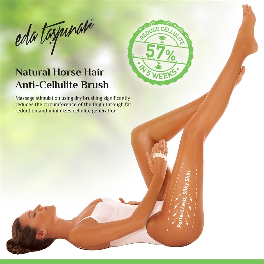 Eda Taşpınar Selulite Karşı Doğal At Kılı Fırçası
