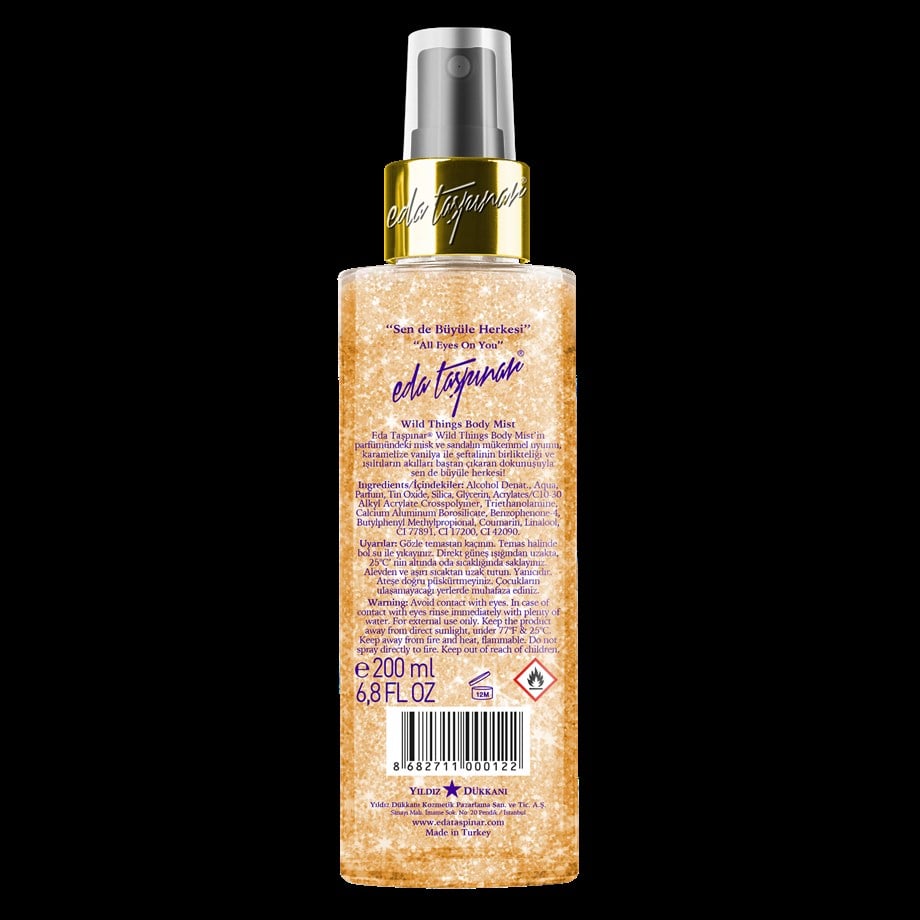 Eda Taşpınar Wild Things Shimmer Body Mist Vücut Spreyi 200 Ml