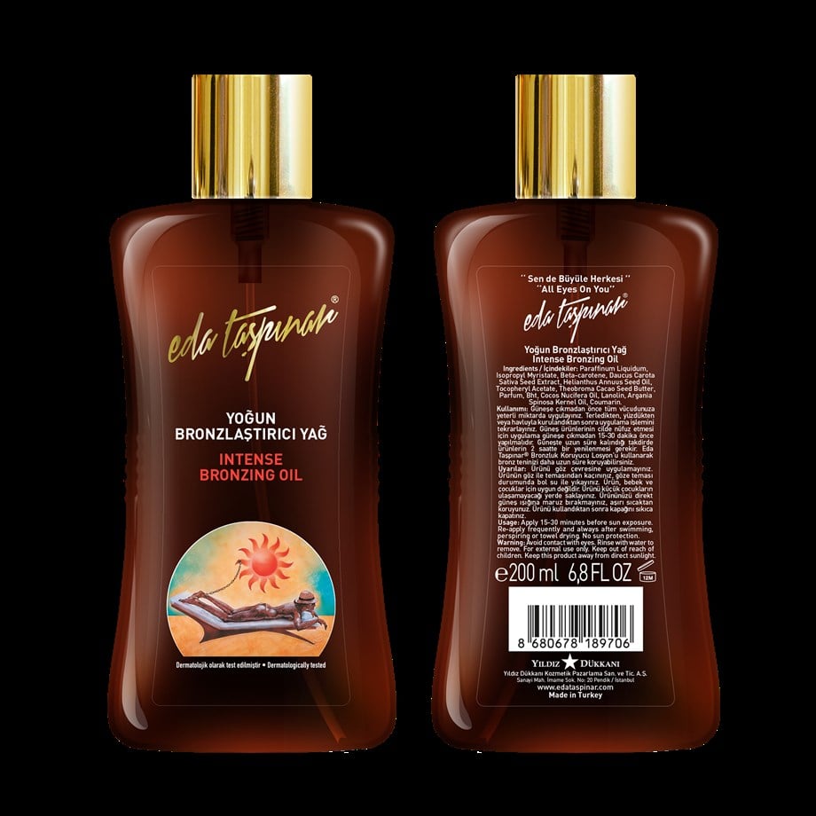 Eda Taşpınar Yoğun Bronzlaştırıcı Yağ 200 Ml