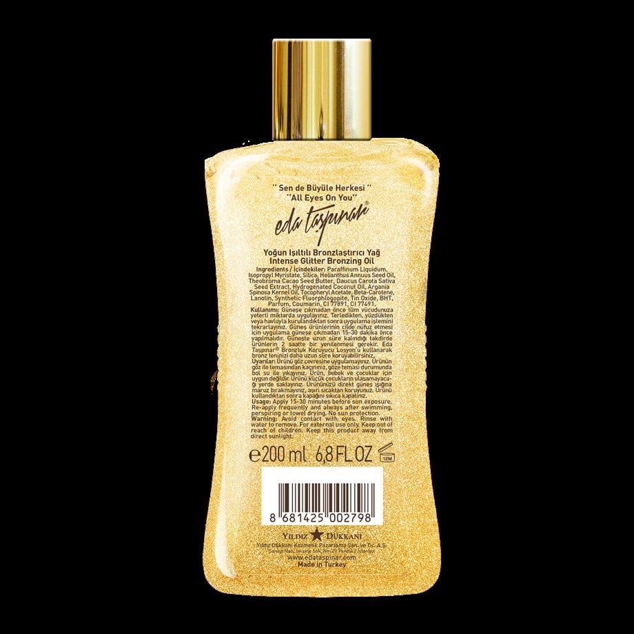 Eda Taşpınar Yoğun Işıltılı Bronzlaştırıcı Yağ 200ML