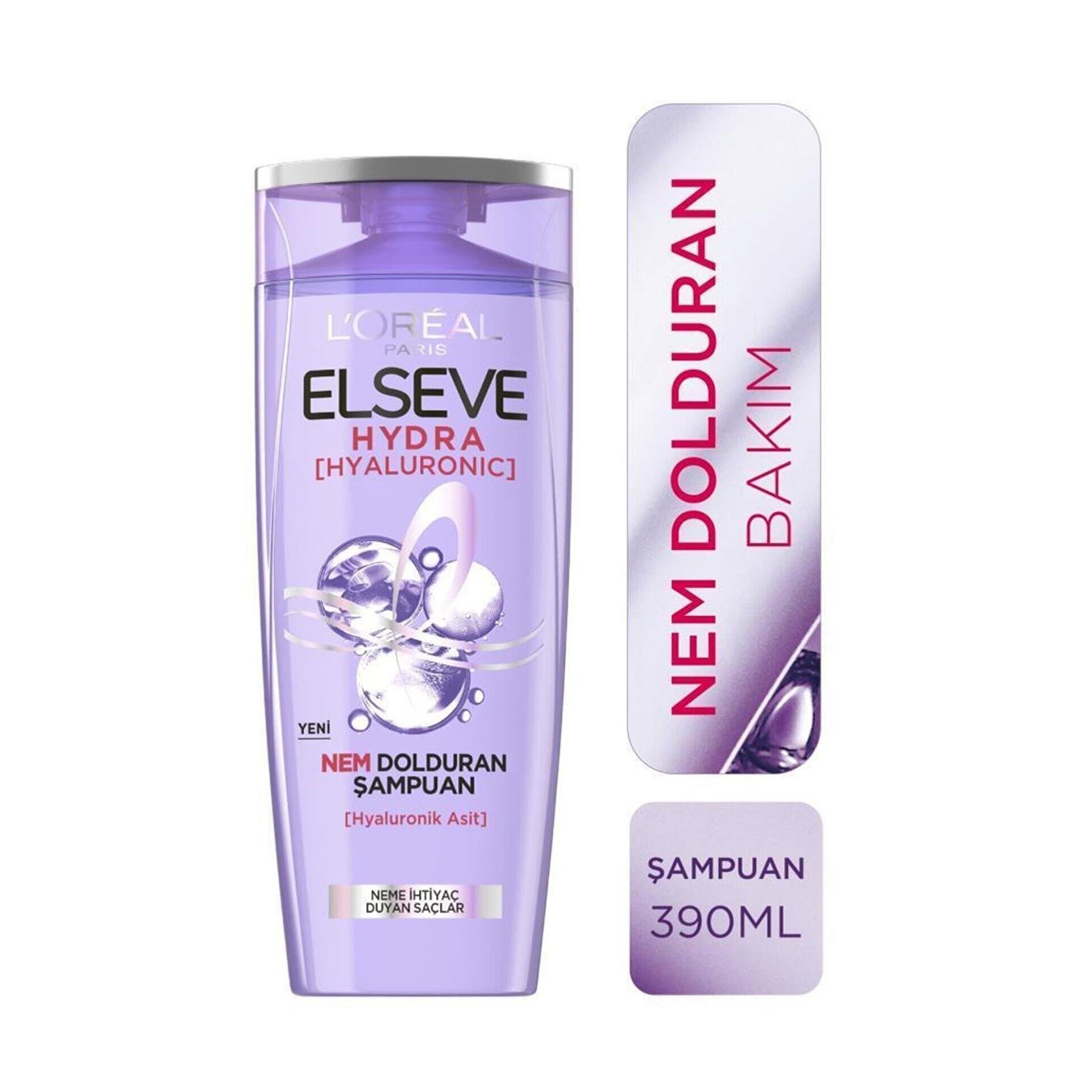 Elseve - Elseve Hydra [hyaluronic] Nem Dolduran Şampuan 390 Ml