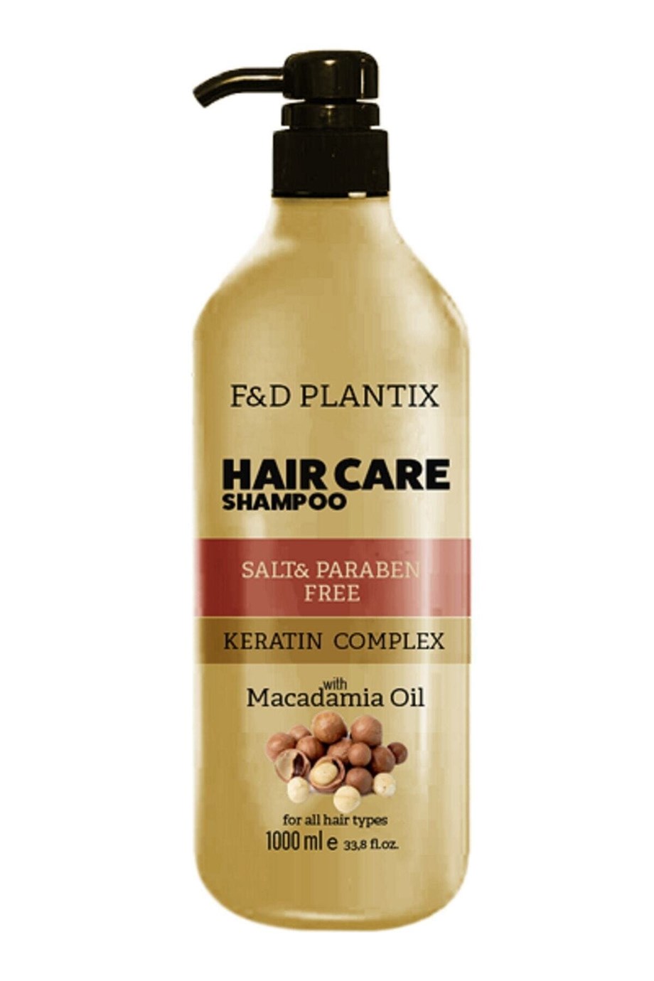 F&D Plantix - F&D ŞAMPUAN MACADAMİA OİL 1000 ML