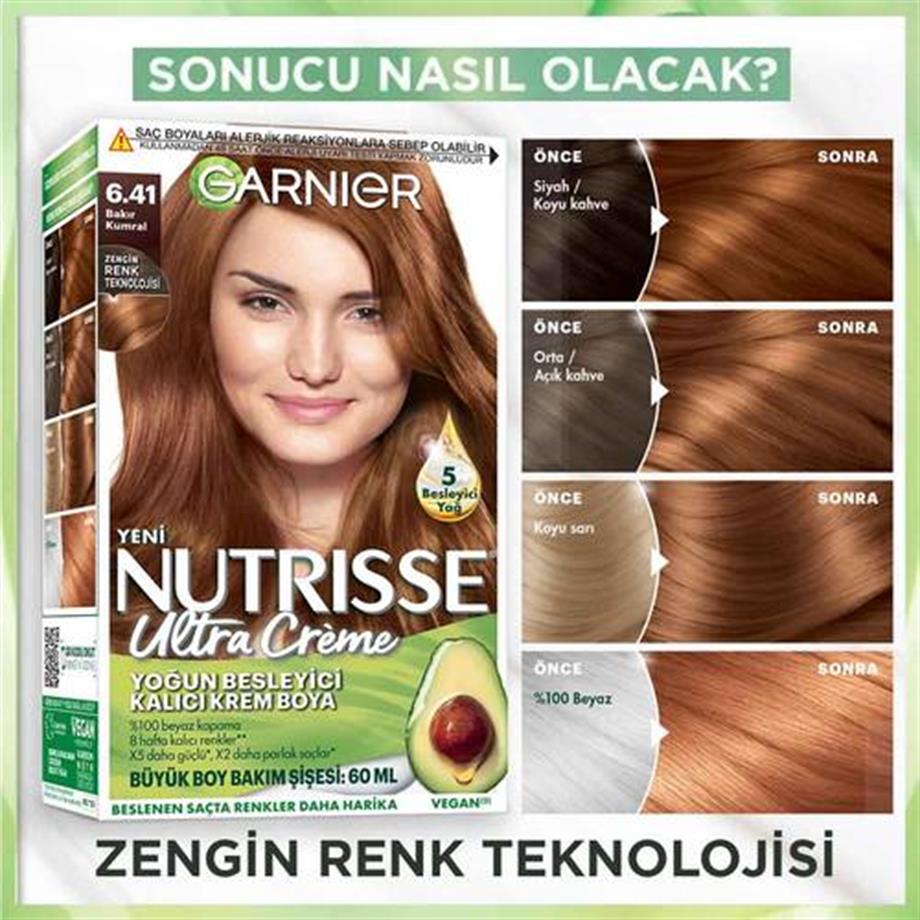 Garinier - Garnier Nutrisse Yoğun Besleyici Kalıcı Krem Saç Boyası
