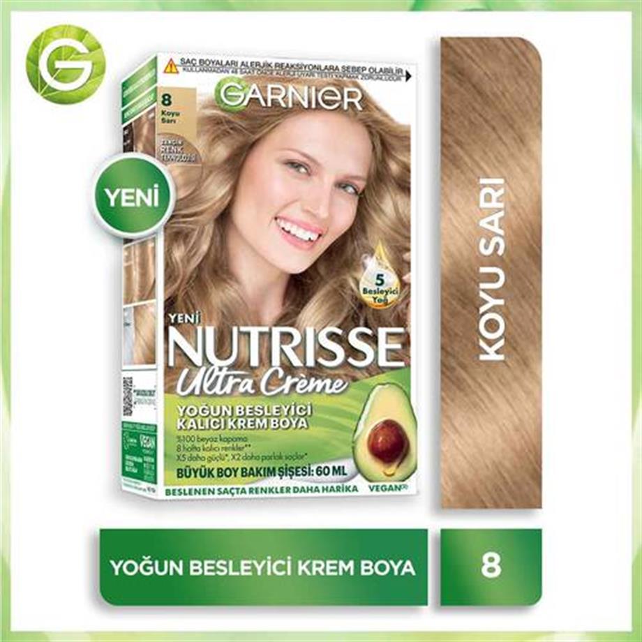 Garinier - Garnier Nutrisse Yoğun Besleyici Kalıcı Krem Saç Boyası