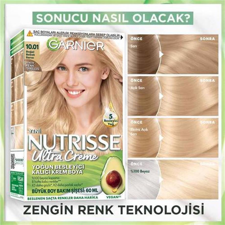 Garinier - Garnier Nutrisse Yoğun Besleyici Kalıcı Krem Saç Boyası