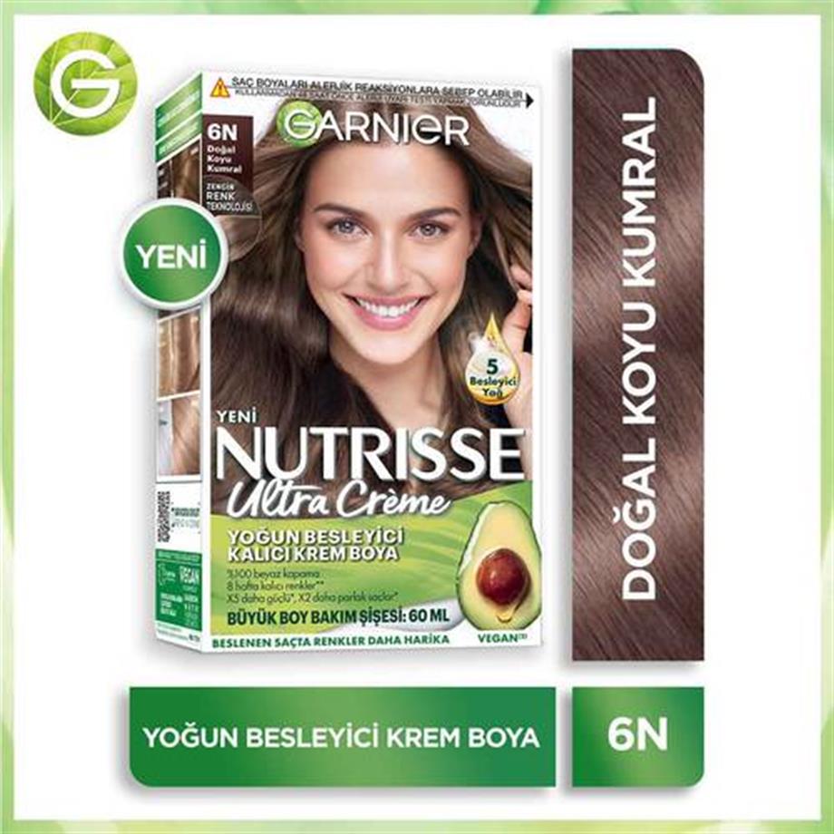Garinier - Garnier Nutrisse Yoğun Besleyici Kalıcı Krem Saç Boyası
