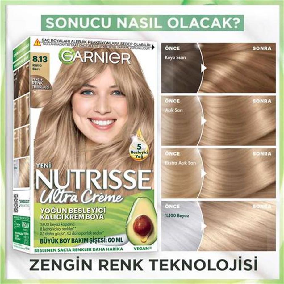 Garinier - Garnier Nutrisse Yoğun Besleyici Kalıcı Krem Saç Boyası