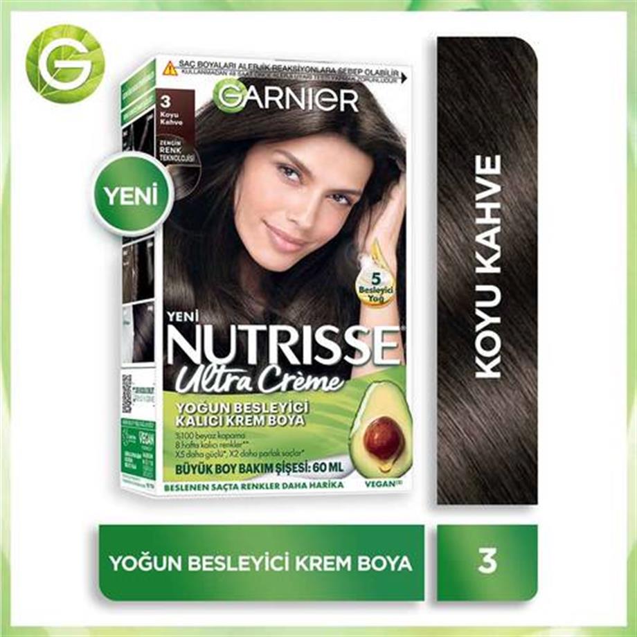 Garinier - Garnier Nutrisse Yoğun Besleyici Kalıcı Krem Saç Boyası