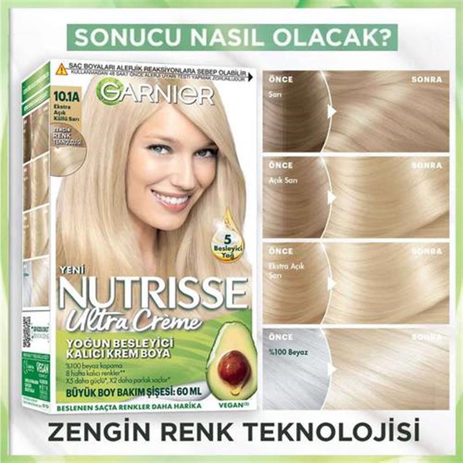 Garinier - Garnier Nutrisse Yoğun Besleyici Kalıcı Krem Saç Boyası