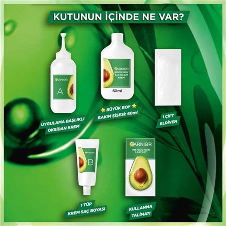 Garinier - Garnier Nutrisse Yoğun Besleyici Kalıcı Krem Saç Boyası