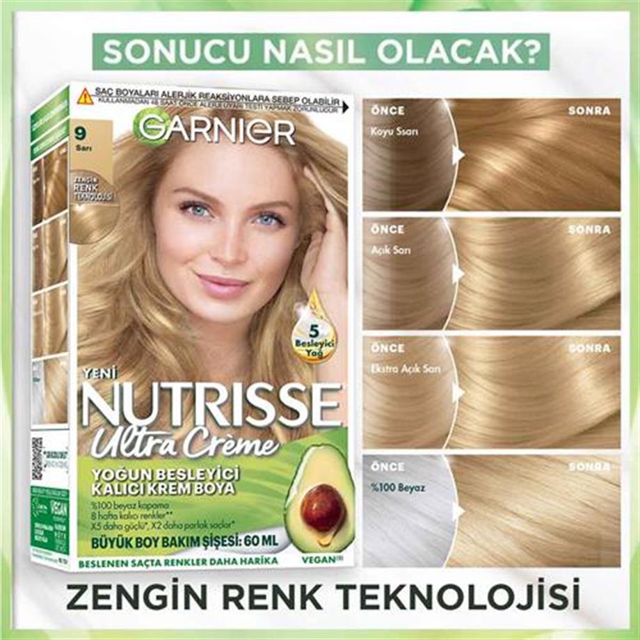 Garinier - Garnier Nutrisse Yoğun Besleyici Kalıcı Krem Saç Boyası