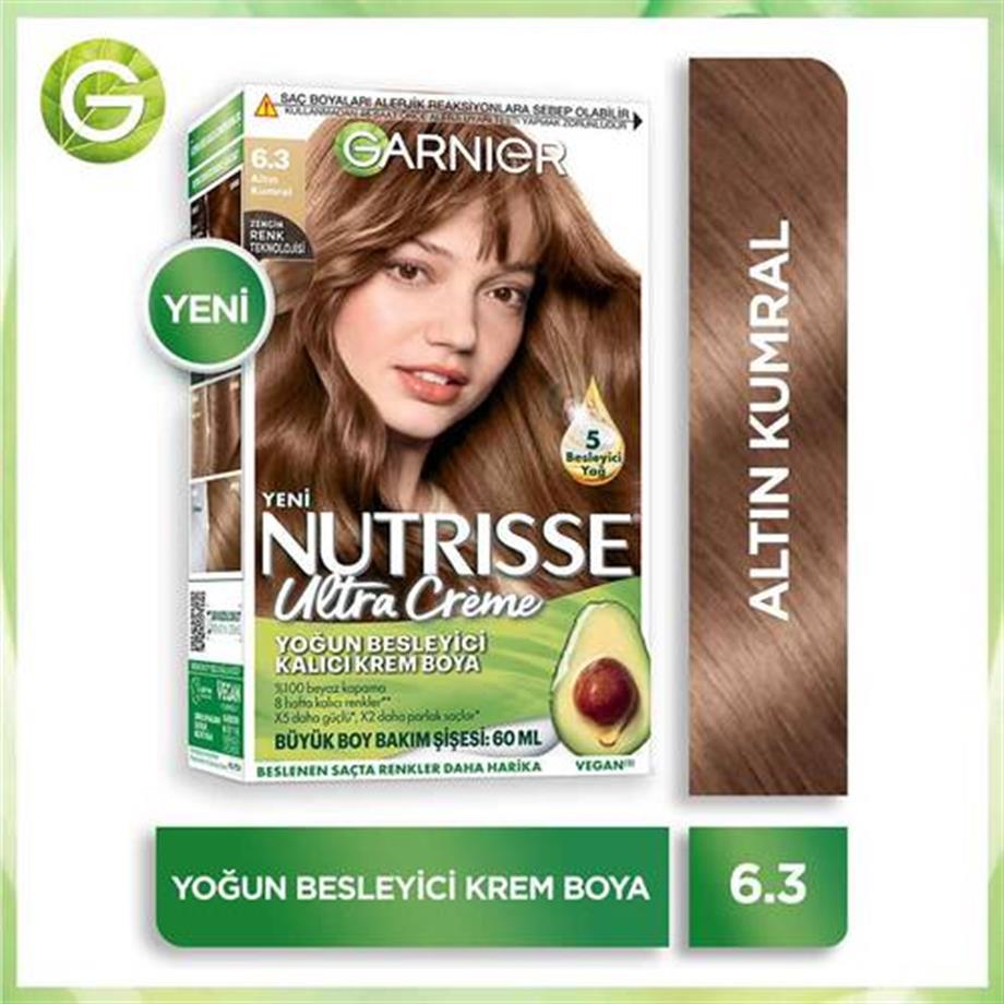 Garinier - Garnier Nutrisse Yoğun Besleyici Kalıcı Krem Saç Boyası