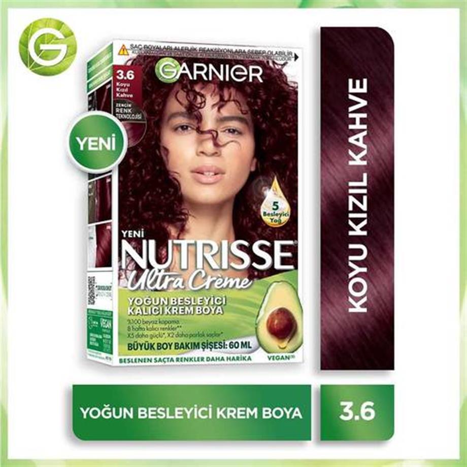 Garinier - Garnier Nutrisse Yoğun Besleyici Kalıcı Krem Saç Boyası