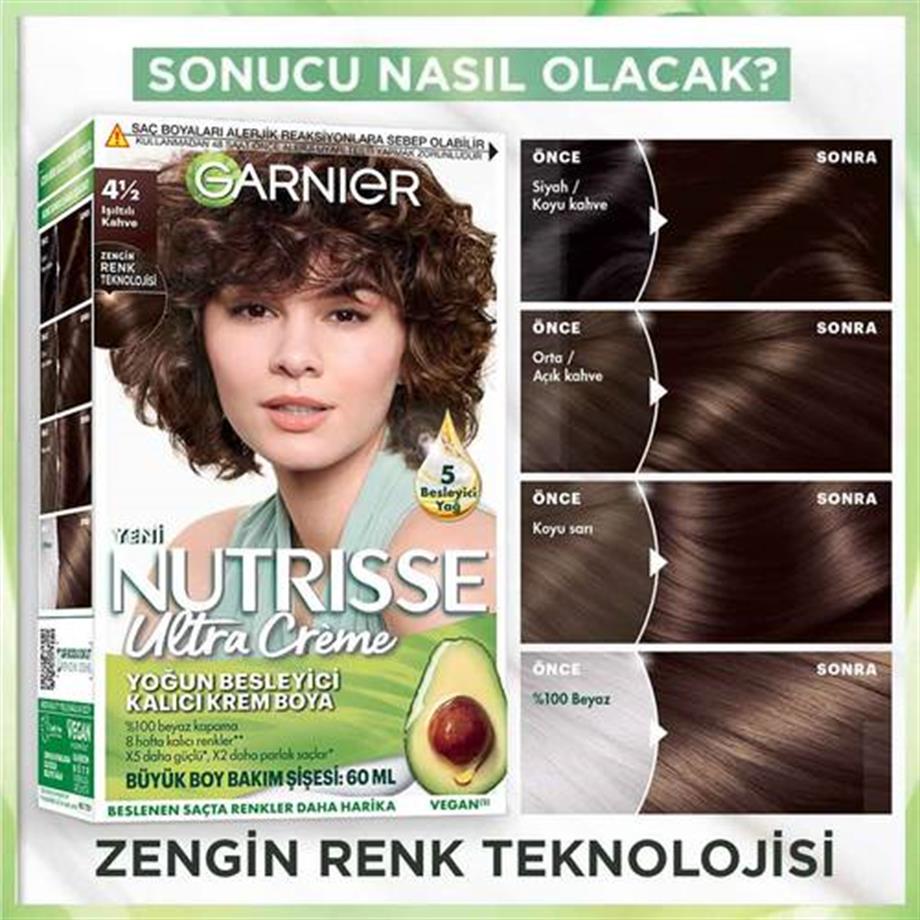 Garinier - Garnier Nutrisse Yoğun Besleyici Kalıcı Krem Saç Boyası