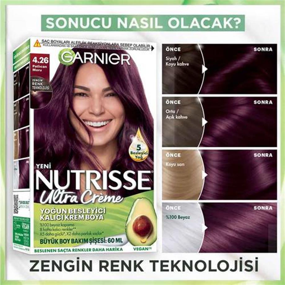 Garinier - Garnier Nutrisse Yoğun Besleyici Kalıcı Krem Saç Boyası