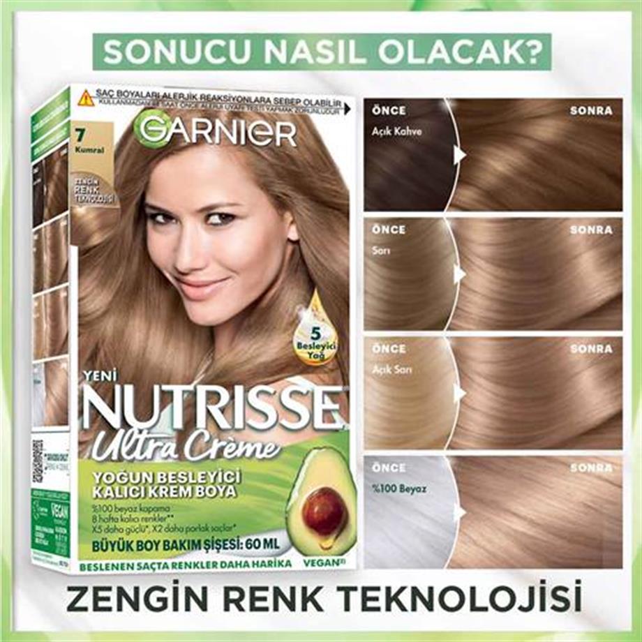 Garinier - Garnier Nutrisse Yoğun Besleyici Kalıcı Krem Saç Boyası
