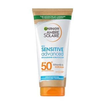 Garnier - Garnier Ambre Solaire Sensitive Advanced Hipoalerjenik SPF50+ Güneş Koruyucu Süt 175ml