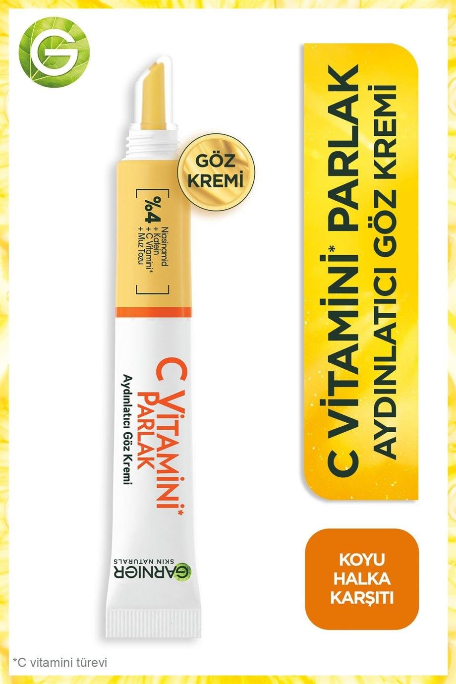Garnier - GARNIER AYDINLATICI GÖZ KREMİ C VİTAMİN 15 ML