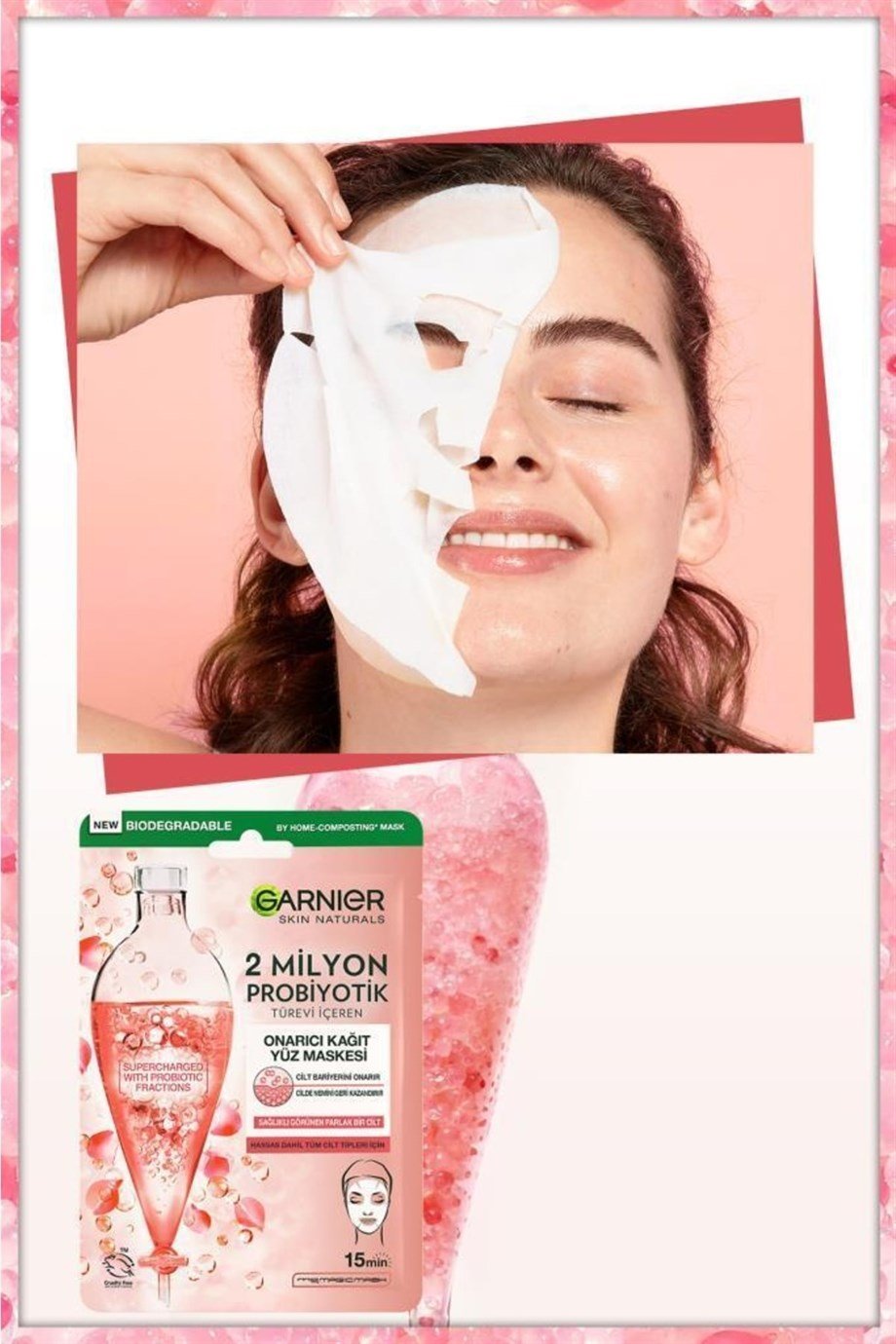 Garnier - GARNIER KAĞIT MASKE PROBİOTİK YÜZ