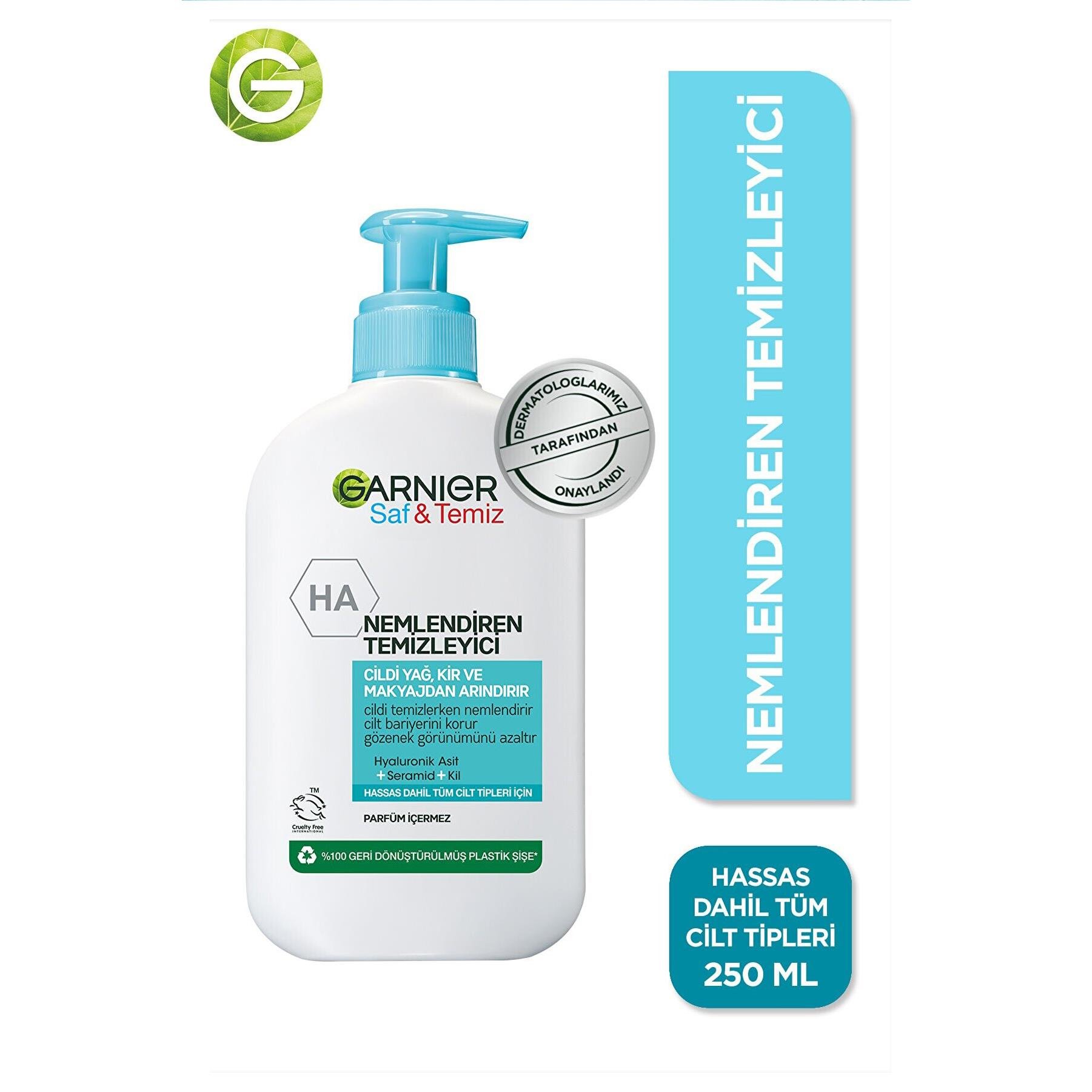 Garnier - GARNIER NEMLENDİREN TEMİZLEYİCİ 250 ML