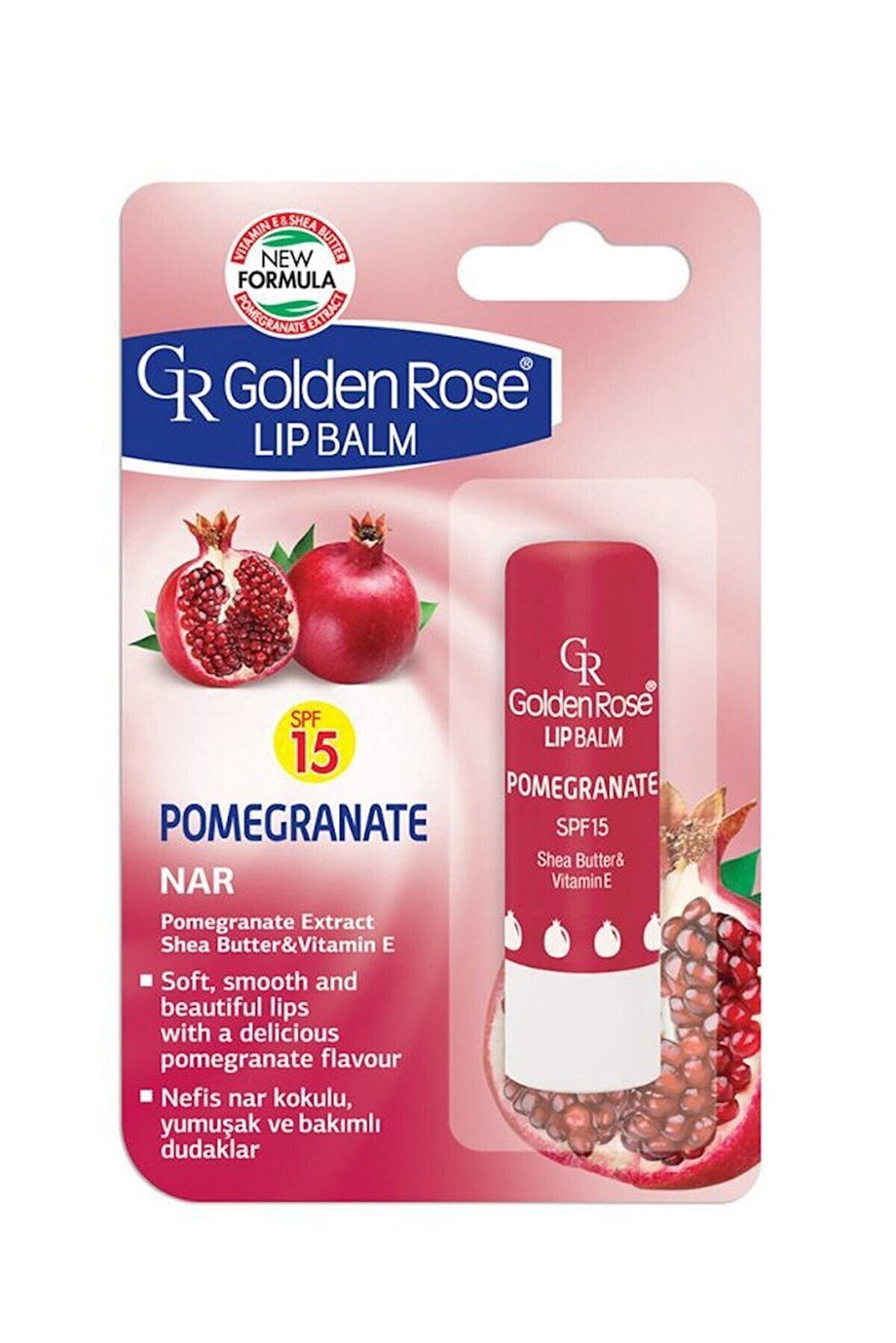 Golden Rose - Golden Rose Narlı Dudak Balsamı Spf 15 No: 08