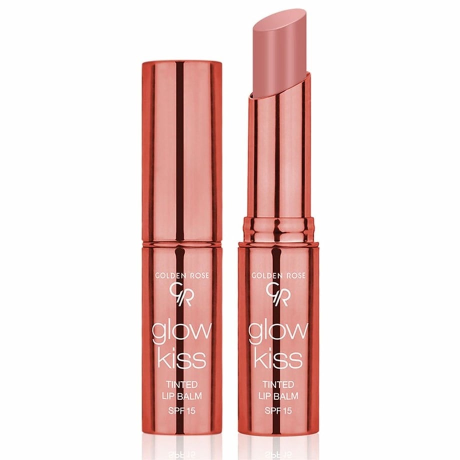 Golden Rose Glow Kiss Tinted Lip Balm Ruj - 01 Vanilla Latte