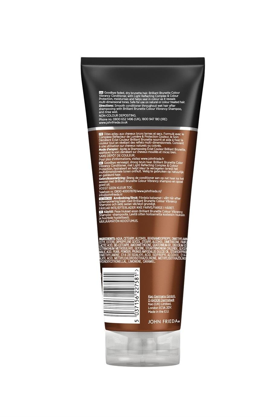 John Frieda - John Frieda Saç Bakım Kremi Brilliant Brunette 250 ml Canlandırıcı