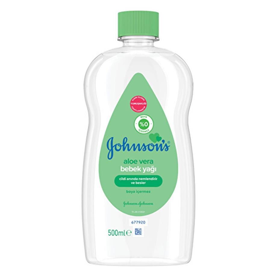 Johnson's - JOHNSONS BEBEK YAĞI ALOE VERA 500 ML