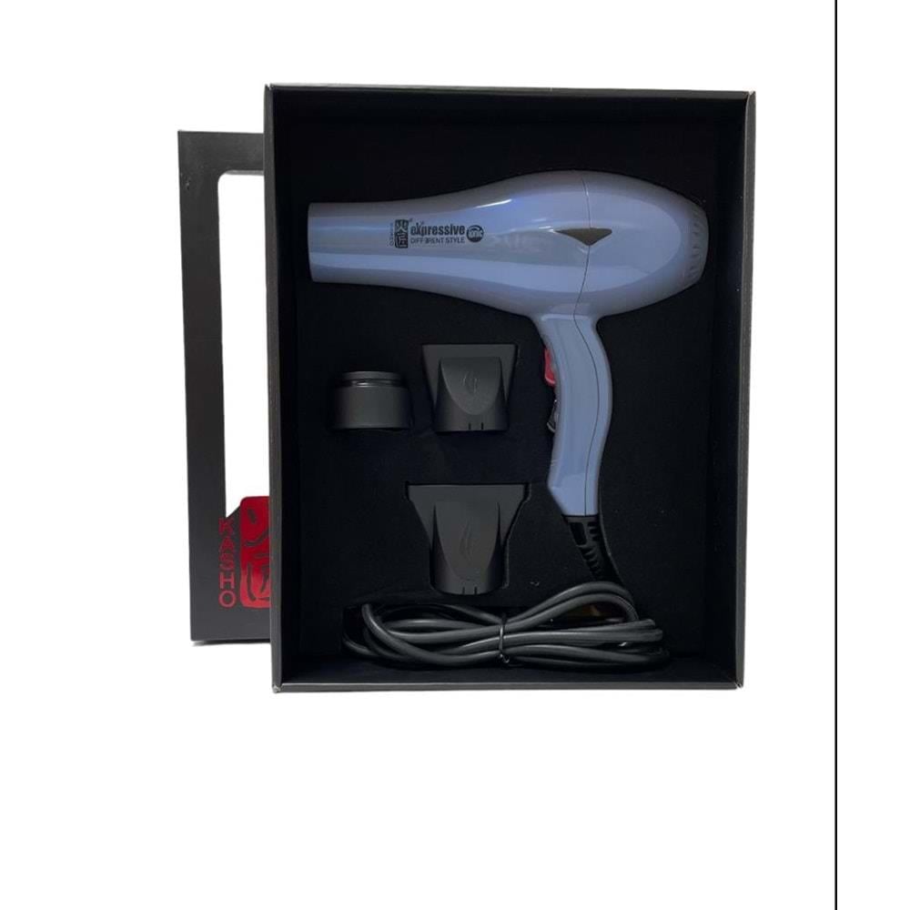 Kasho - KSM - KASHO BLDC İYONİK FÖN MAKİNESİ SEDEFLİ MAVİ