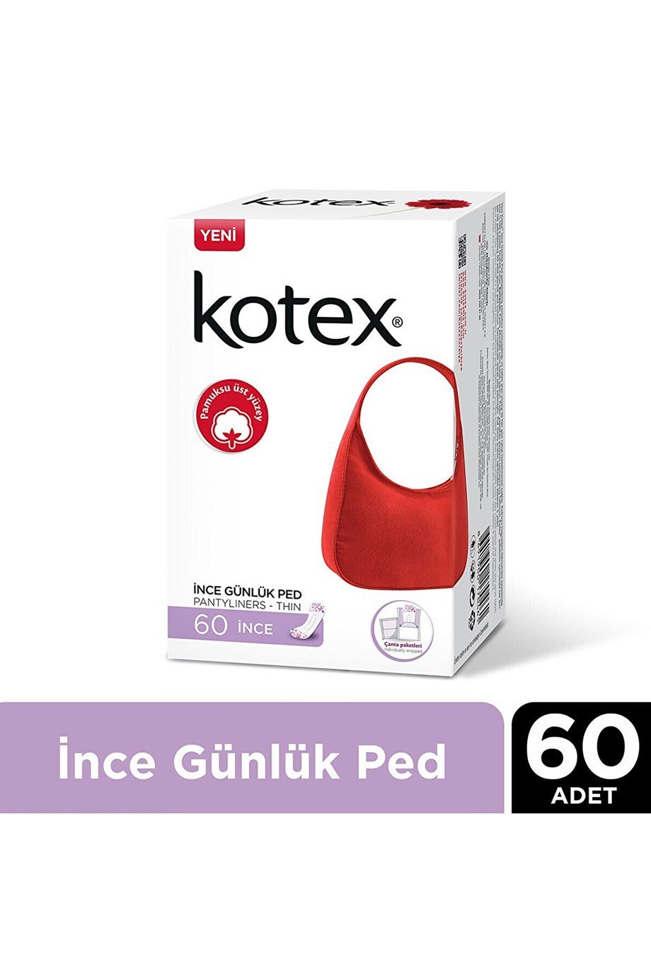 Kotex - KOTEX GÜNLÜK PED LİGHTDAYS 60 LI