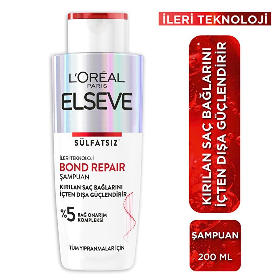 L'Oréal Paris - ELSEVE BOND REPARI SULFATSIZ ŞAMPUAN 200 ML