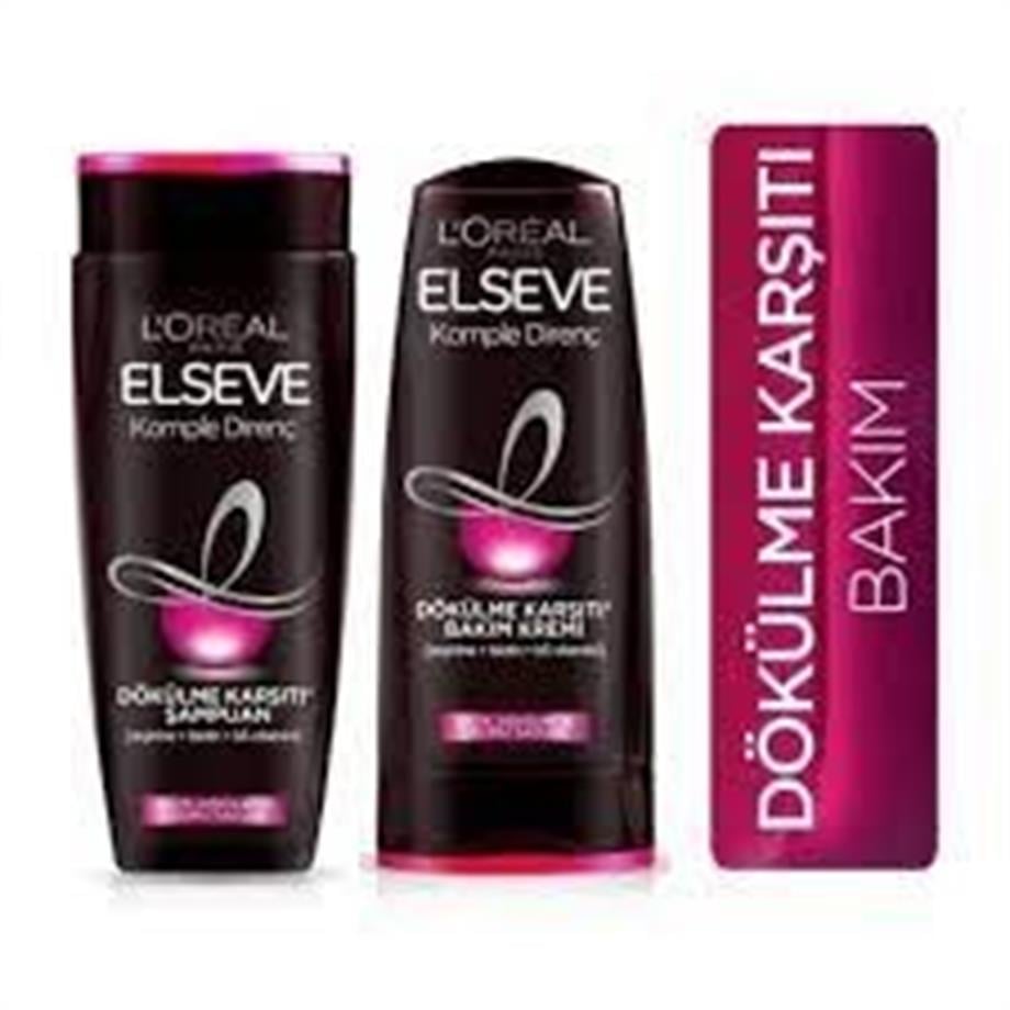 L'Oréal Paris - ELSEVE KOFRE DÖKÜLME KARŞITI ŞAMP. KREM 2Lİ