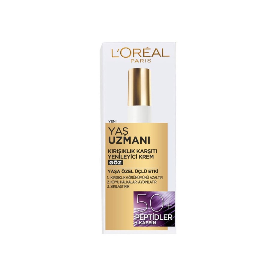 L'Oreal Paris Yaş Uzmanı Yenileyici Göz Kremi 50+ 15 Ml