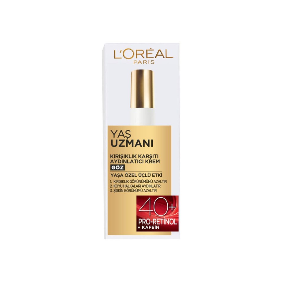 LOREAL SKIN YAŞLILIK KARŞITI +40 GÖZ KREMİ