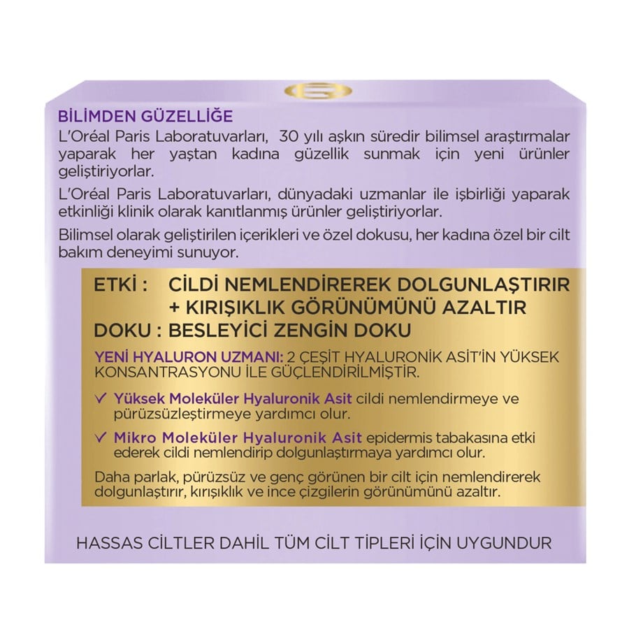 LOREAL HYALURON UZMANI GÜNDÜZ 50ML