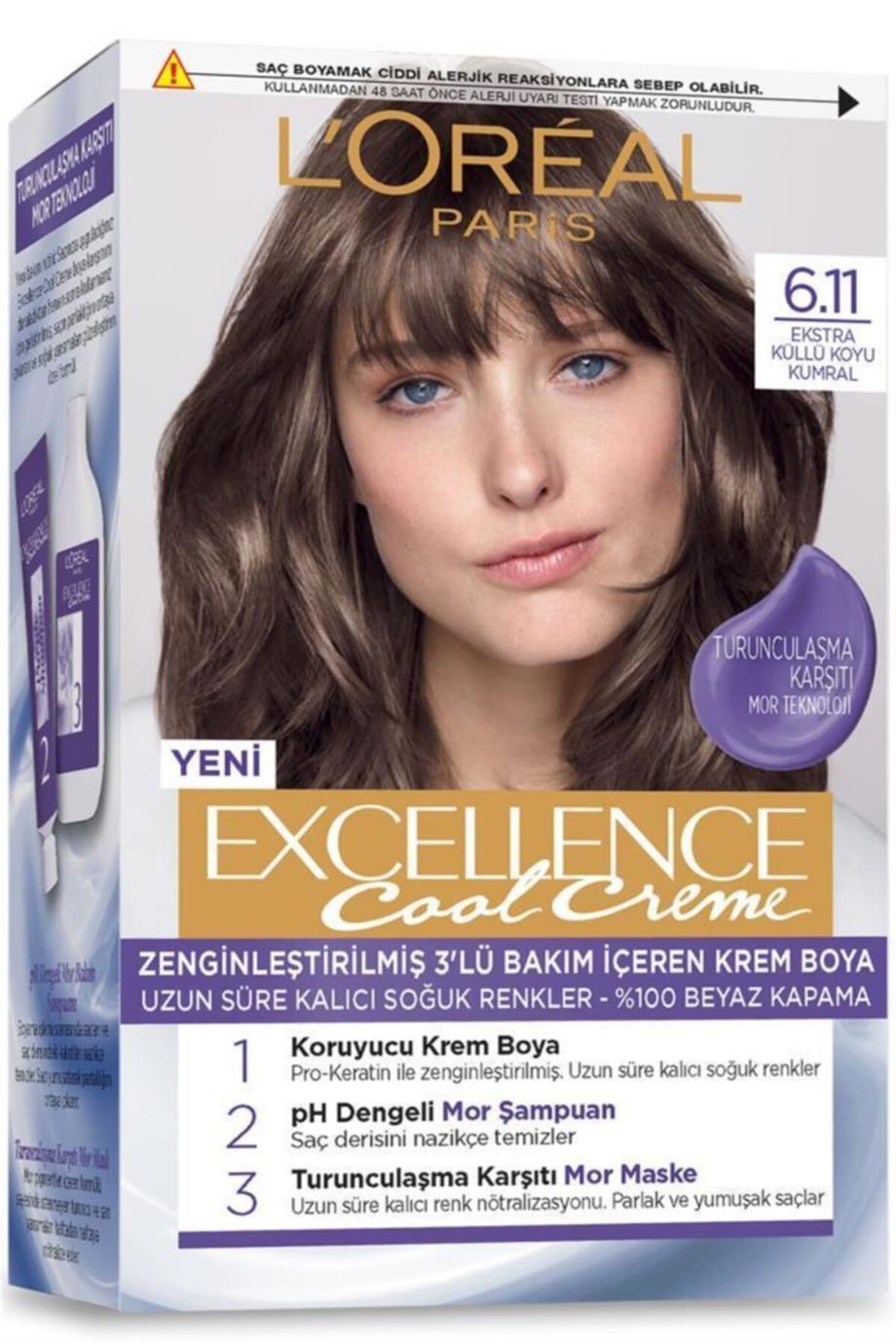 L'Oreal - L'Oreal Paris Excellence Cool Creme Saç Boyası Serisi