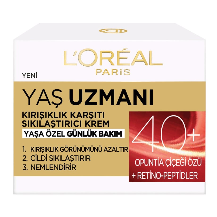 L'Oreal Paris Yaş Uzmanı Kırışıklık Karşıtı SIkılaştırıcı Krem 40+ 50 Ml