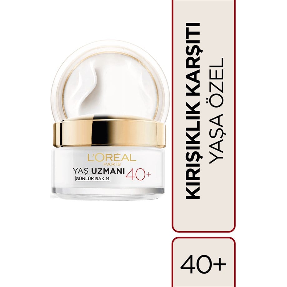 L'Oreal Paris Yaş Uzmanı Kırışıklık Karşıtı SIkılaştırıcı Krem 40+ 50 Ml