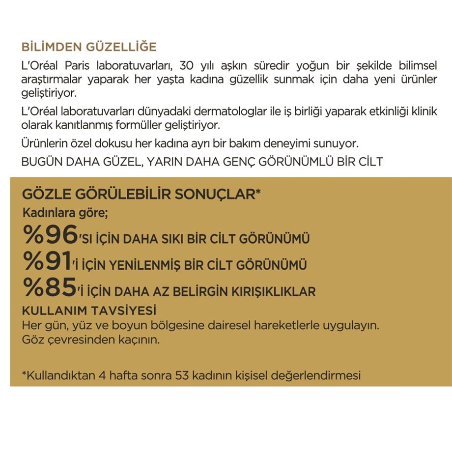 L'Oreal Paris Yaş Uzmanı Kırışıklık Karşıtı SIkılaştırıcı Krem 40+ 50 Ml